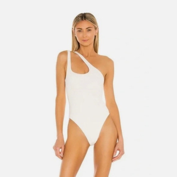 L*Space Cream One-Piece Swimsuit - Picture 1 of 6